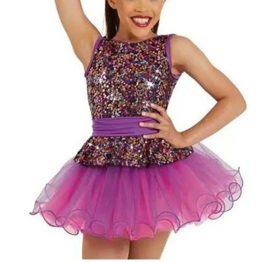 Weissman Showtime Malibu
12348 Multi-Color Sequin Tutu Dance Costume Large Adult